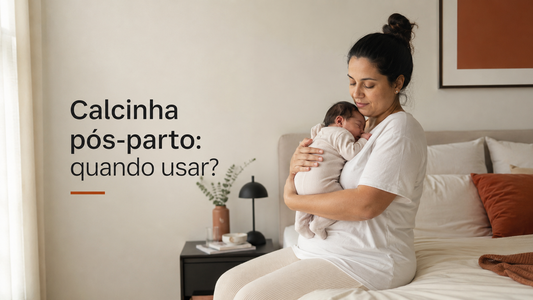 Calcinha absorvente VIVRA para o pós-parto, proteção discreta para escapes urinários