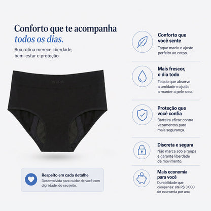 Calcinha Absorvente - VIVRA
