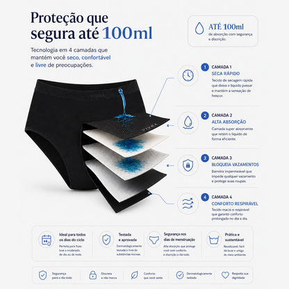 Calcinha Absorvente - VIVRA