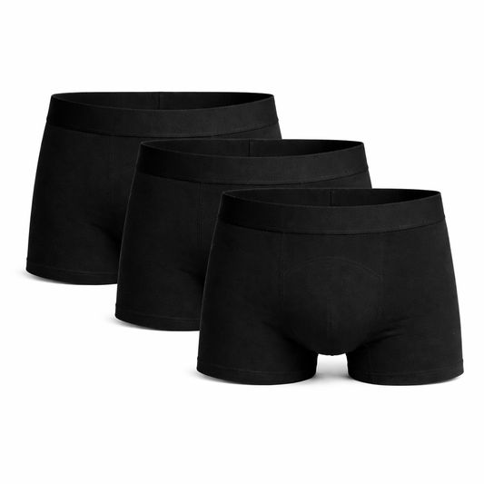 Kit 3 Cuecas Boxer para incontinência urinária