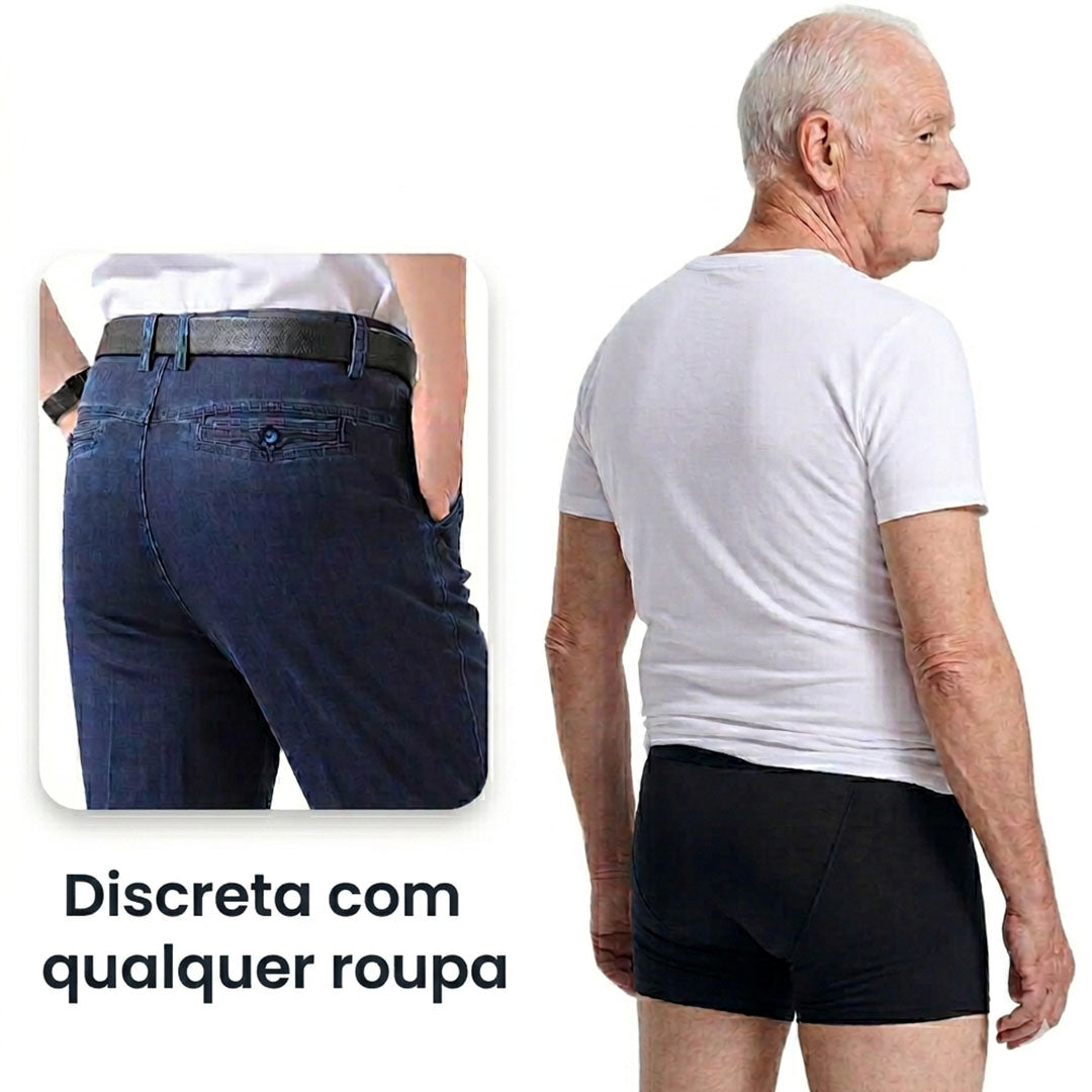 Cueca Boxer Absorvente - VIVRA